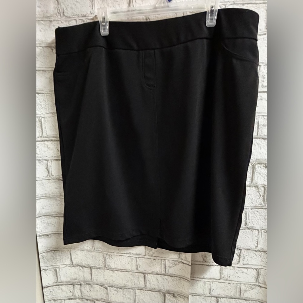 Black Stretch Pencil Skirt Plus Size
